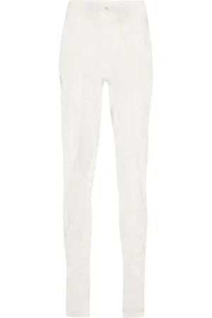 BLUMARINE Legging en jersey à perforations