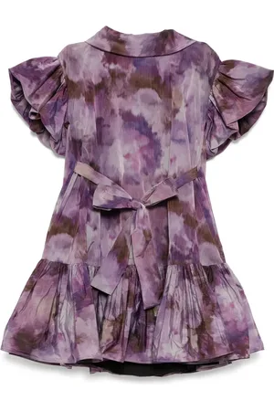 Amsale Robe évasée en taffetas