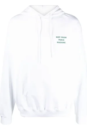Drôle de Monsieur Hoodie à slogan imprimé