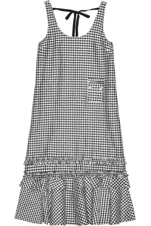 Ganni Robe à carreaux vichy