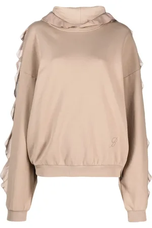 BLUMARINE Hoodie à volants