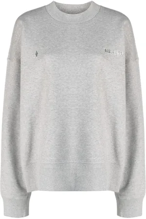 The Attico Sweat en coton à logo appliqué