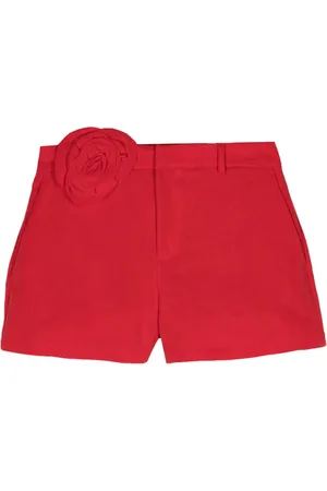 BLUMARINE Short à appliqué rose