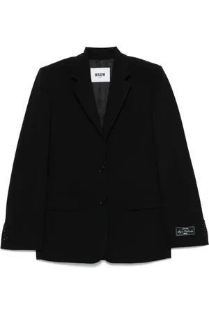 Msgm Blazer à boutonnage simple