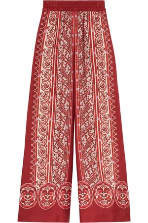 La DoubleJ Pantalon palazzo en soie