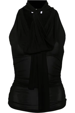 BLUMARINE Haut froncé en jersey