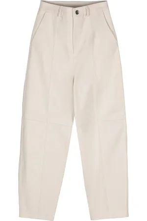ELEVENTY Pantalon en cuir à coupe fuselée