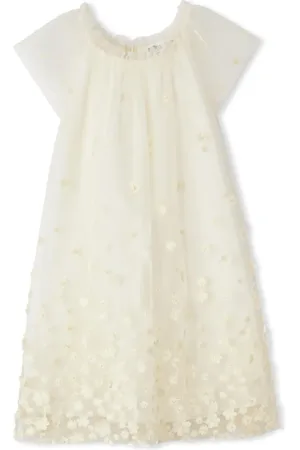 BONPOINT Robe Charlotte à fleurs brodées