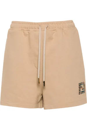 Fendi Short de sport à logo FF strassé