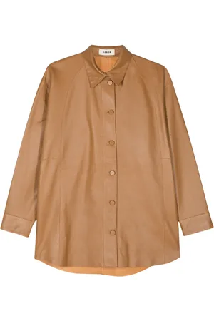 AERON Chemise en cuir à manches longues