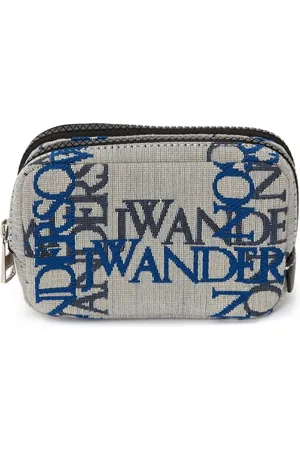 J.W.Anderson Pochette zippée à logo en jacquard