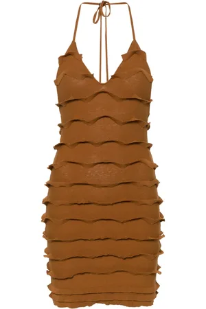 BLUMARINE Robe en maille à coupe courte