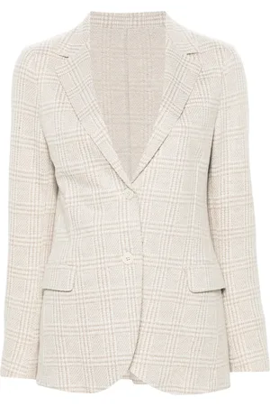 ELEVENTY Blazer à motif Prince de Galles