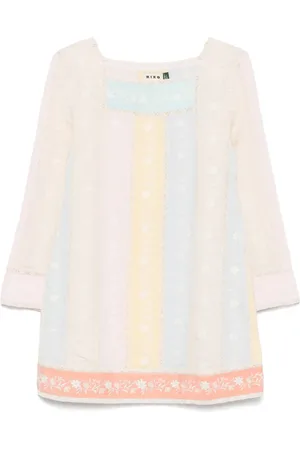 RIXO London Robe à fleurs brodées