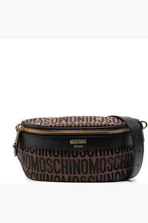 Moschino Sac banane à logo en jacquard