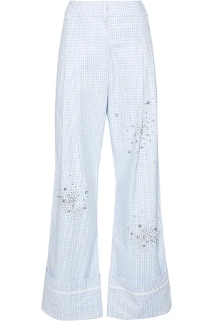 Des Phemmes Pantalon à ornements en cristal