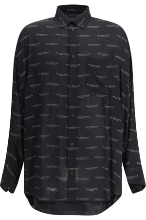Balenciaga Chemise à logo imprimé