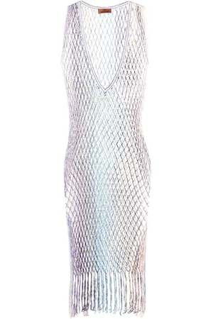 Missoni Robe en résille à coupe longue