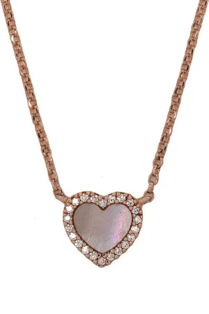 APM Monaco Collier à pendentif Nacre Heart