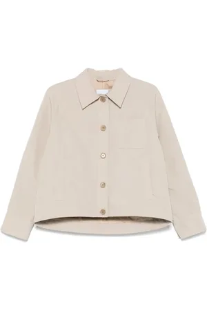 Aspesi Veste imperméable zippée à bords contrastants