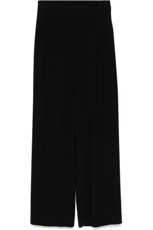 Norma Kamali Pantalon à design plissé