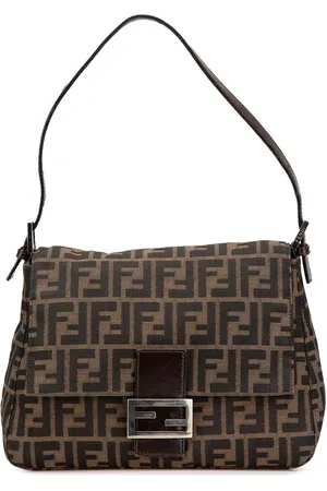 Fendi 2000-2010 Zucca Canvas Mamma Forever shoulder bag