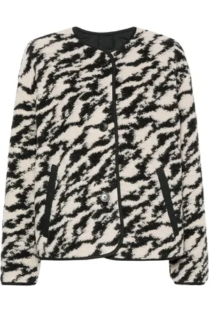 Marant Etoile Veste Himala à imprimé zèbre
