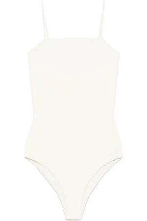 Jil Sander Maillot de bain à logo brodé