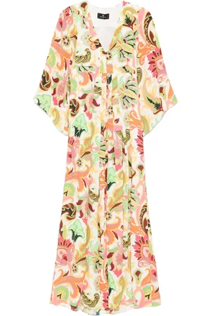 Etro Robe longue à imprimé cachemire