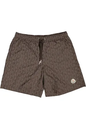 Moncler Short de bain à motif monogrammé