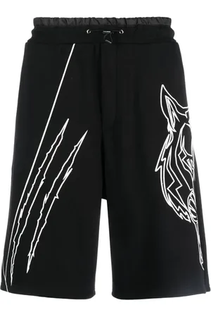 Philipp Plein Short de jogging Tiger Court en coton