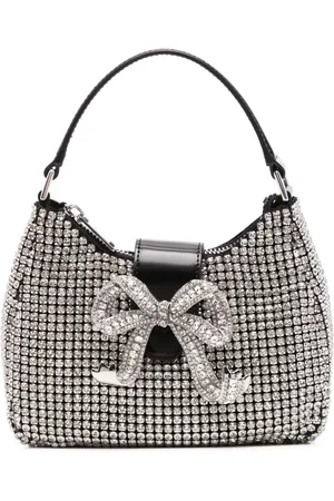 Self-Portrait Mini sac à main Diamante Crescent