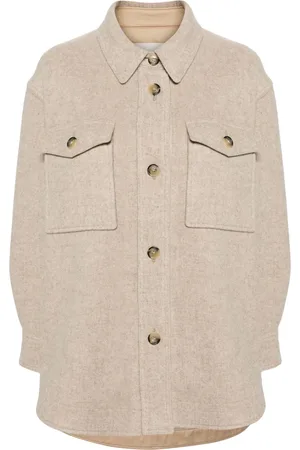 Isabel Marant Manteau Harveli à effet brossé