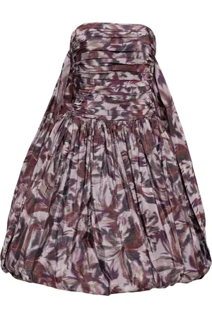 Amsale Robe à ourlet bouffant