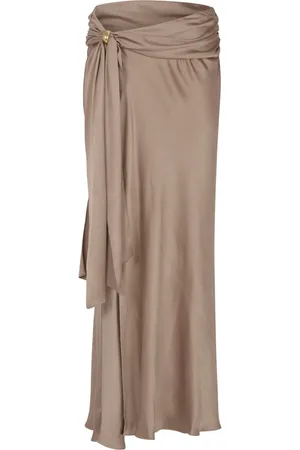 BLUMARINE Jupe longue à design portefeuille