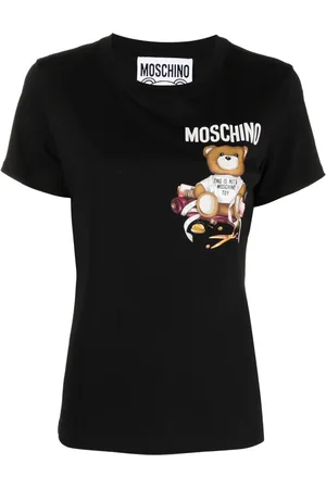 Moschino T-shirt en coton à motif Teddy Bear