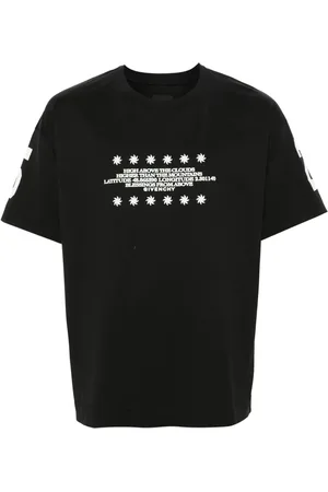 Givenchy T-shirt en coton à imprimé graphique