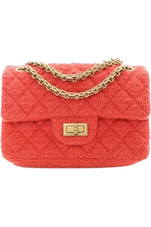 CHANEL 2020 Mini Reissue 2.55 Tweed Single Flap 224 crossbody bag