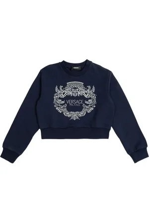 VERSACE Crystal-embellished sweatshirt