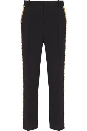 Balmain Pantalon droit à broderies