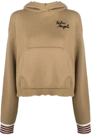 Palm Angels Hoodie à logo brodé