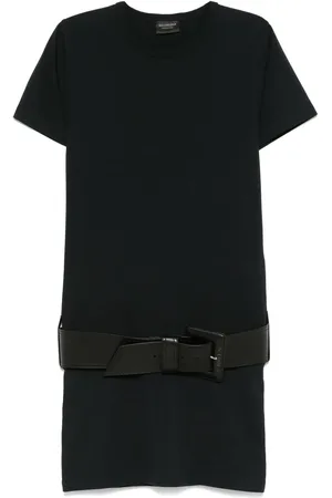 Balenciaga Robe courte à taille ceinturée