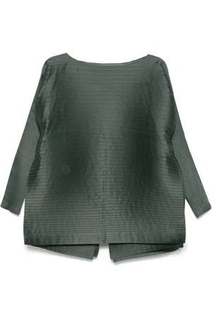 Issey Miyake Blouse à design plissé