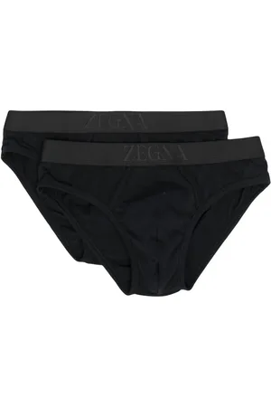 Ermenegildo Zegna Lot de deux slips à taille logo