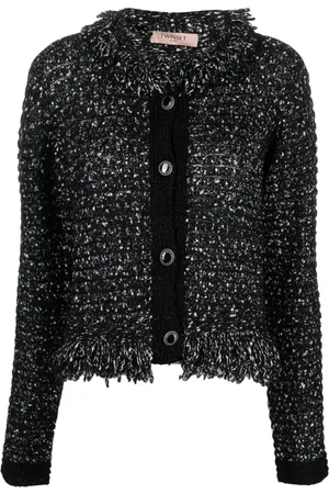 Twin-Set Veste en tweed à sequins