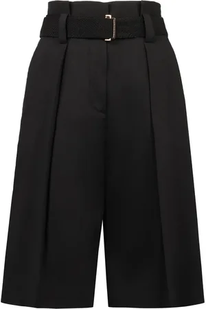 Agnona Short à taille ceinturée