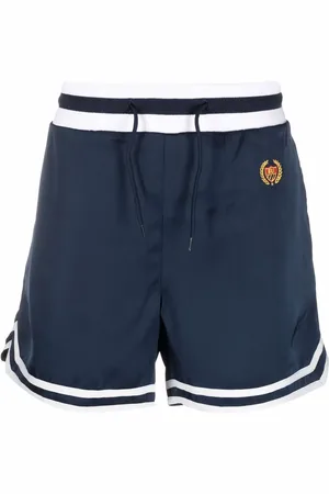 BEL-AIR ATHLETICS Short de sport rayé à logo brodé