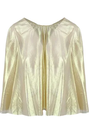 MARIA LUCIA HOHAN Cape en soie à effet de transparence