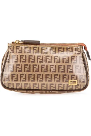 Fendi 2000-2010 Zucchino Crystal pouch