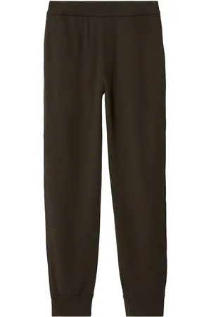Burberry Pantalon de jogging en laine à logo imprimé